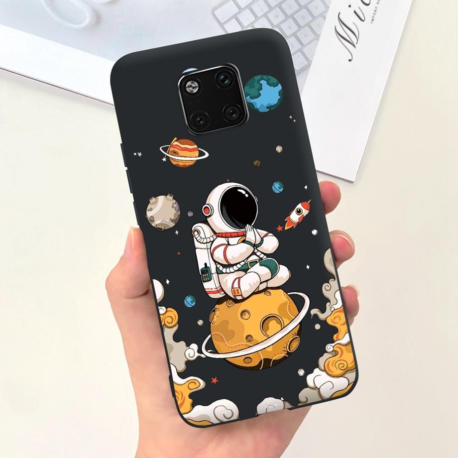 For Huawei Mate 20 Pro Case Soft Silicone Back Cover Black Cat Moon Night Funda For Huawei Mate 20 Mate20 Pro 20pro Coque Capas