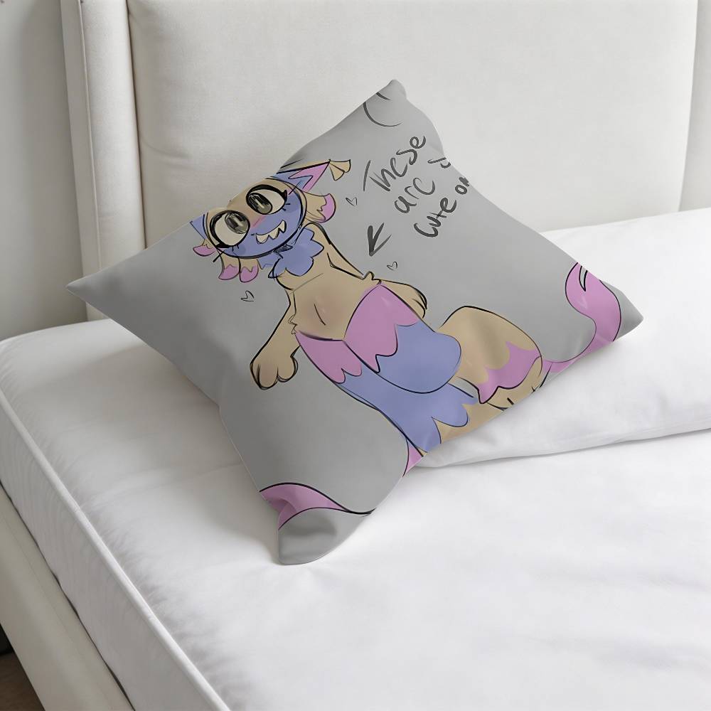 Federa per Cuscino Quadrata Anime YYatta Morbida Copricuscino Decorativo per Divano Letto Casa