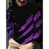 Men'S Casual Long Sleeve Round Neck T-Shirt, Regular Fit for Sports Training And Outdoor Activities, Soft Breathable Fashion Casual Top