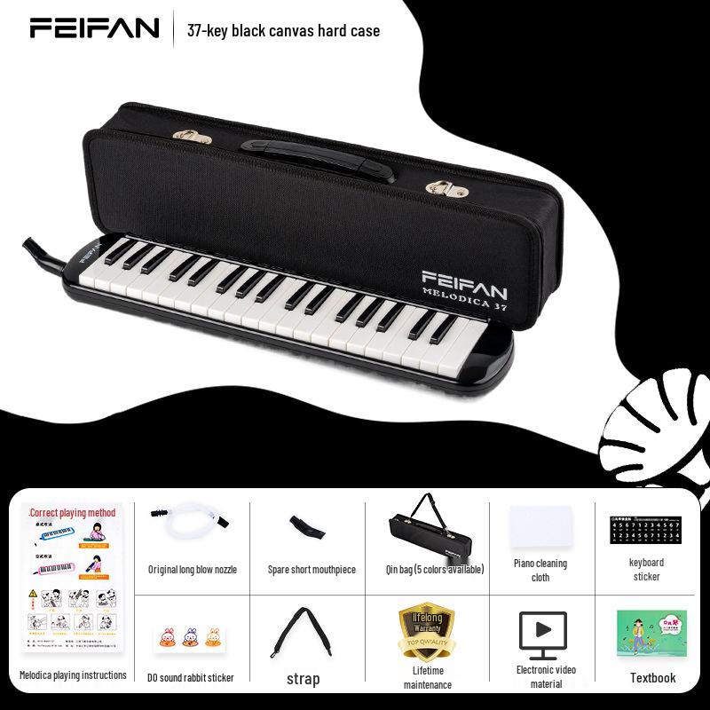 Flyfan 37-Key Melodica with Case - Teacher Recommended for Elementary Music Classes