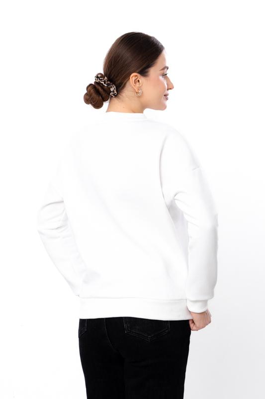Sweatshirt – Women's Cozy Solid Loose Fit, Winter 8175-025 HC