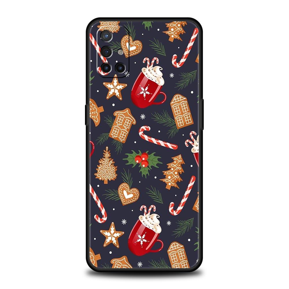 Cartoon Christmas Phone Case For OnePlus 13 12 11 10 9 8 7T Pro 13R 12R 10R 9RT 8T Nord N200 N30 2T CE 2 3 5G Lite Soft Cover