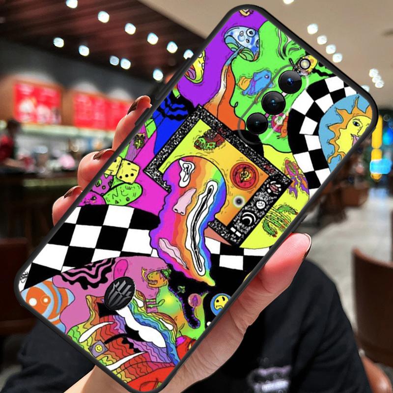 Indie Hippie Art Case For ZTE Nubia Red Magic 11 10 8 9 8S 9S 10S Pro Plus 10 Air 5G 6R 6 7 6S 7S Pro Cover