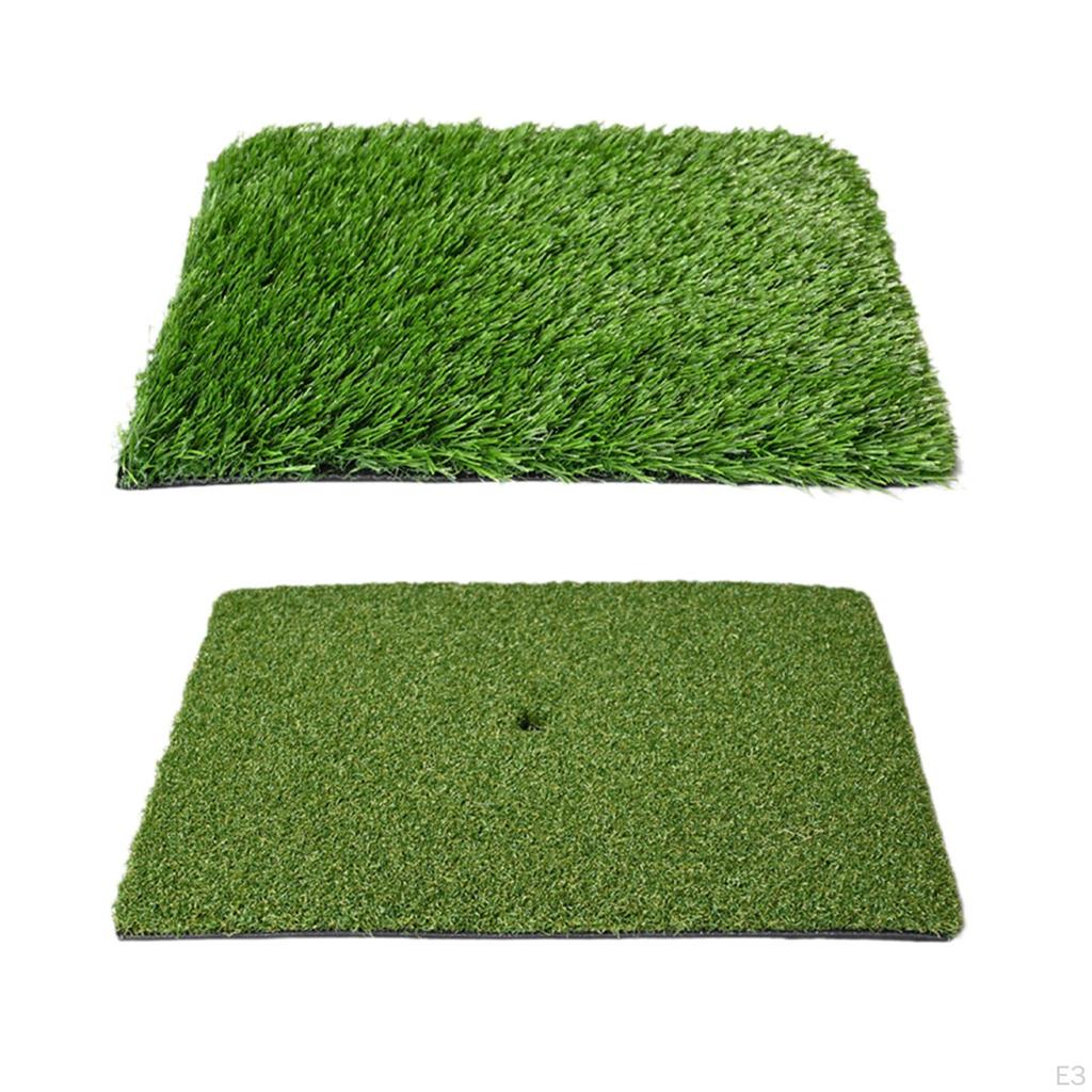 Golf Hitting Mat Artificial Turf Wear Resistant Realistic Premium Training Aid for Park Garage