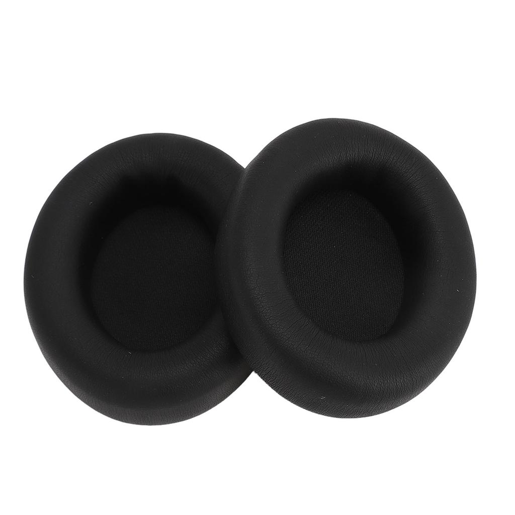 2PCS Headphone Ear Pads Soft Protein Leather High Density Memory Foam Replacement Ear Cushions