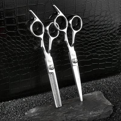 Set di forbici per capelli Forbici professionali in acciaio inossidabile Tagliacapelli Strumenti per sfoltire Forbici da parrucchiere di alta qualità