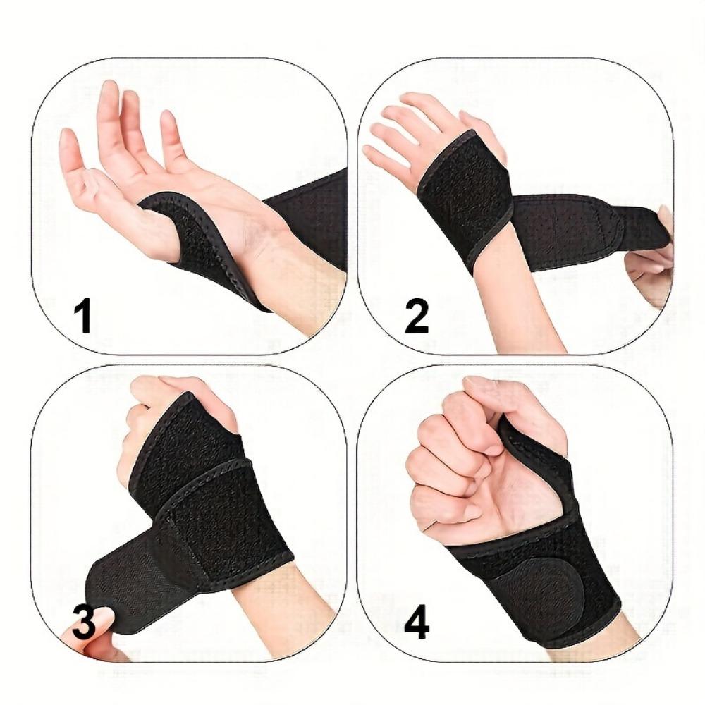 1pc Adjustable Wrist Brace Wrap-Ultra-Comfortable Sports Compression Strap with Stabilizing Splint Support,Suitable for Fitness,Weightlifting