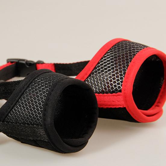 Dog Muzzle Adjustable Anti Bark Cotton Breathable Pet Mouth Muzzle for Puppy