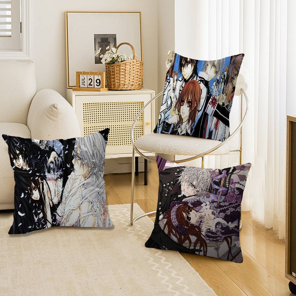 Anime V-Vampire Knight Pillow Cover For Bedroom Room And Living Room Sofa Decorative Cushion Cover