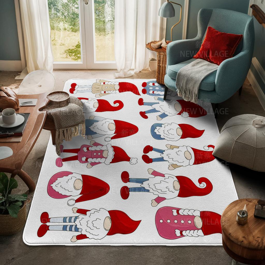 Hus inngangsteppe Hjem dørmatte Stue Bad Fot baderoms sklisikre vannabsorberende tepper bad God jul vinter