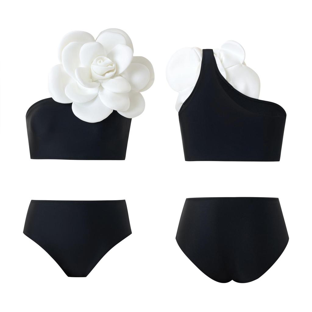 Maillot de bain une pièce rétro style européen et américain avec jupe en mousseline - Maillot de bain amincissant pour femmes 2025