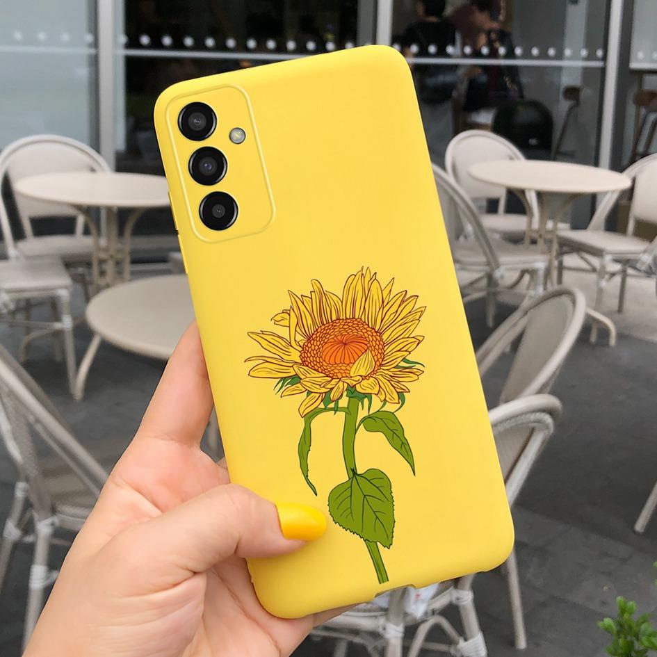 For Samsung M13 Case SM-M135F M 13 Cover Cute Cartoon Love Heart Butterfly Bumper For Samsung Galaxy M13 4G Soft Silicone Fundas