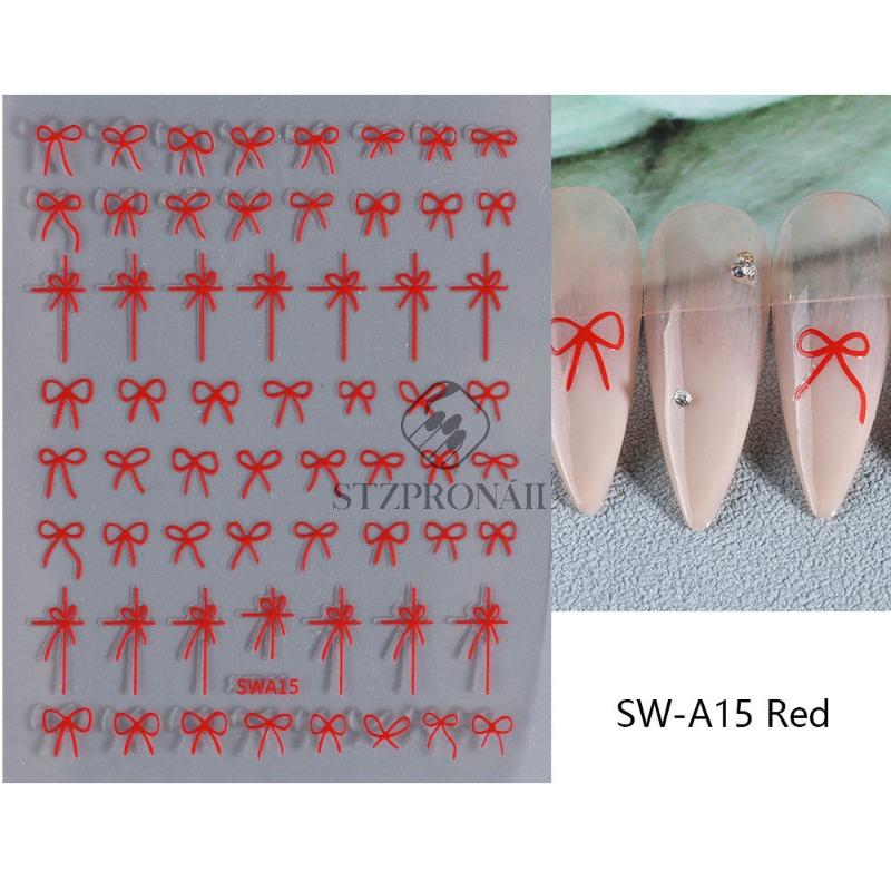

Explosive broken diamond glitter nail art sticker pink bow love five-pointed star ins sweet cool hot girl nail sticker