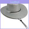 Punk Style Cowboy Hat With Breathable Design For Men And Women
