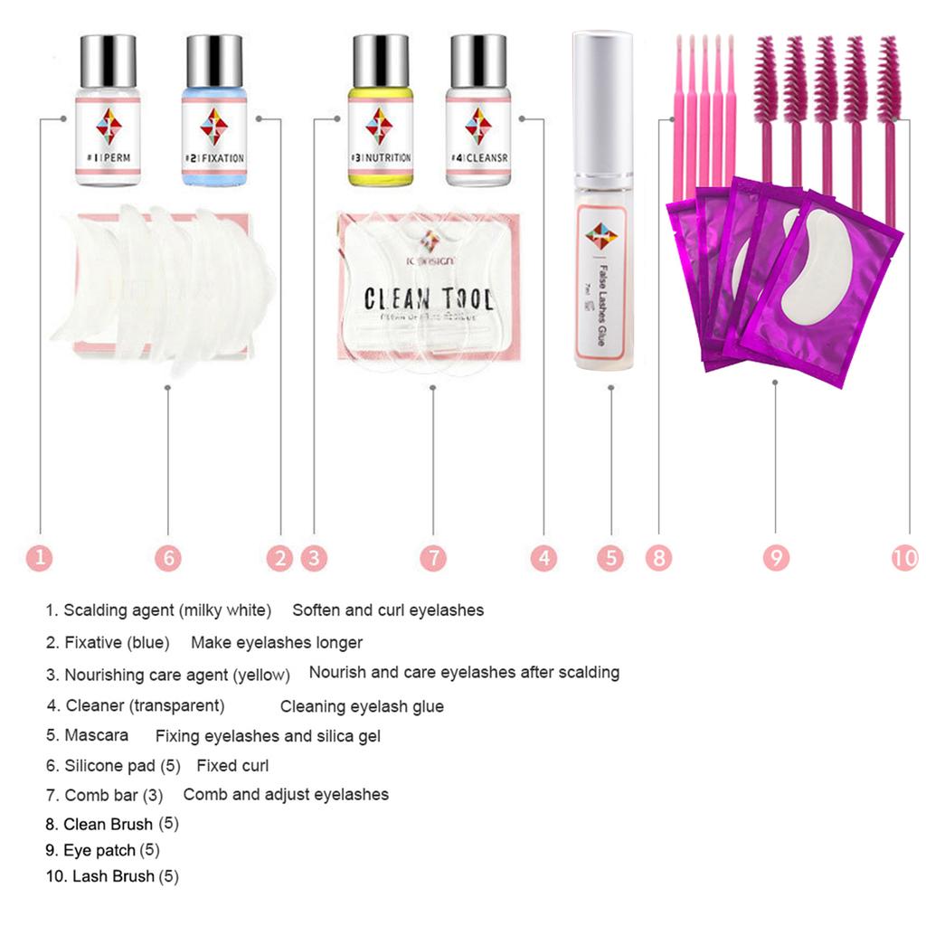 LASHLIFT ערכה להרמת ריסים ערכה לסלסול ריסים תוספות ריסים