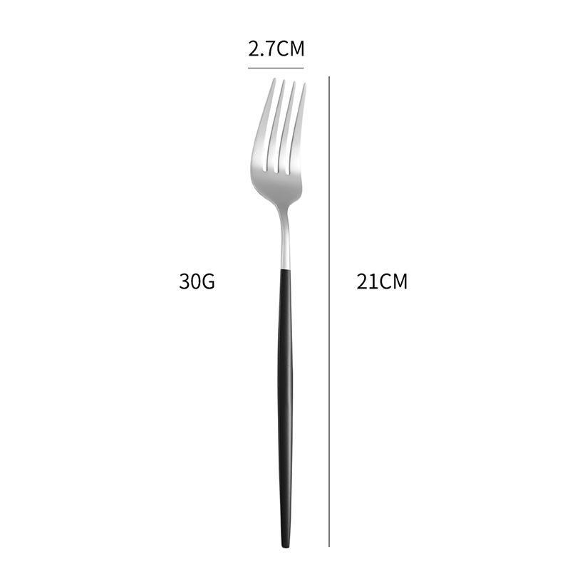 European High-Value Stainless Steel Tableware Set: Portuguese Knife, Fork, and Spoon for Hotels and Western Dining