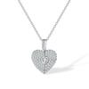 Heart-shaped Pendant Heart-shaped Necklace Handmade Couple Love Locket Heart Opening Locket  Gift
