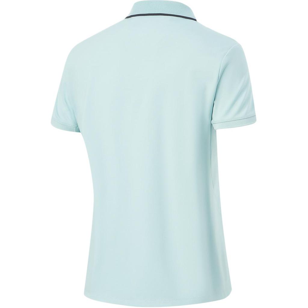 Li-Ning Comfortable Moisture-Wicking Sports Polo Shirt Women Tops Feather-Green APLU158-3