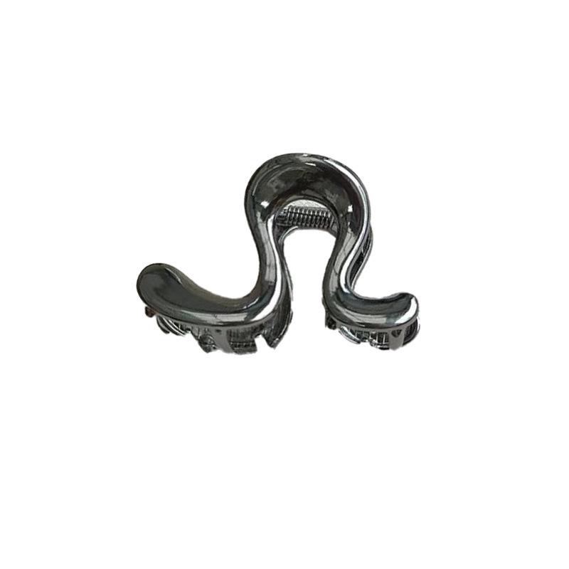 

Геометрическая заколка в виде милой акулы: Заколка для волос в корейском стиле с дизайном благоприятных облаков для шикарных высоких причесок