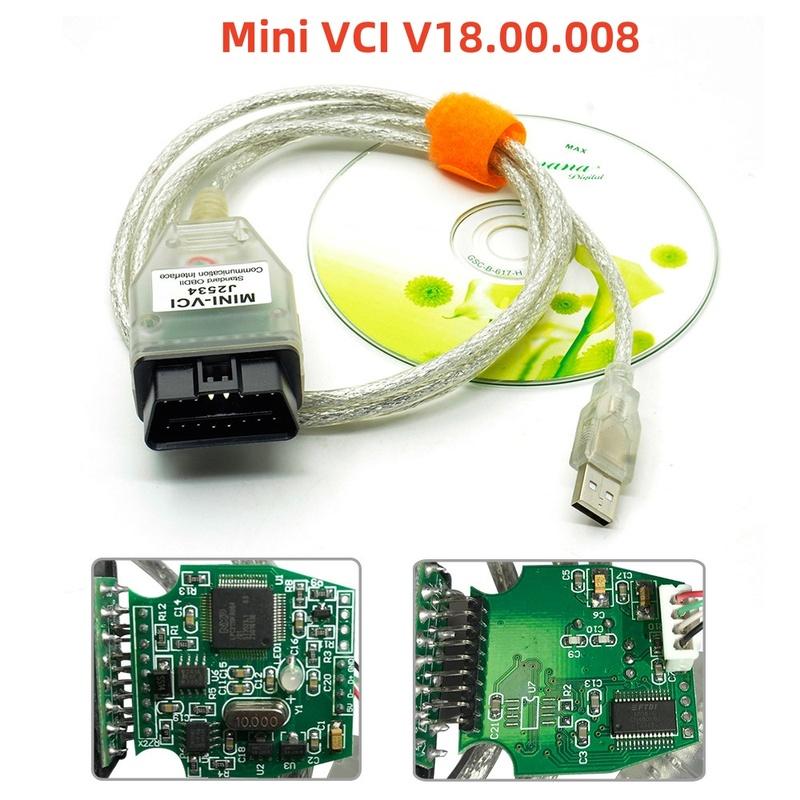 2025 Newest V18.00.008 MINI VCI Interface FOR TOYOTA TIS Techstream J2534 OBD2 OBDII Diagnostic Tool