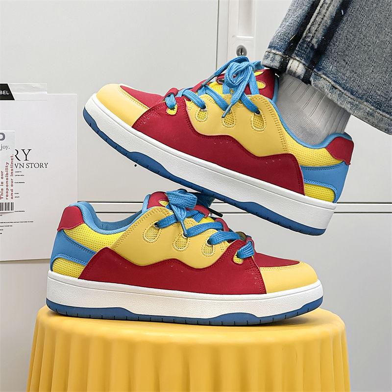 Fashion New Design Original Men's Fashion Sneakers Unisex Comfy Platform Skate Shoes Lace-up Hip-hop Sneakers Casual Men Baskets Hommes