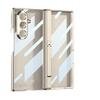 Samsung Z Fold 7 Electroplated Transparent Magnetic Protective Case