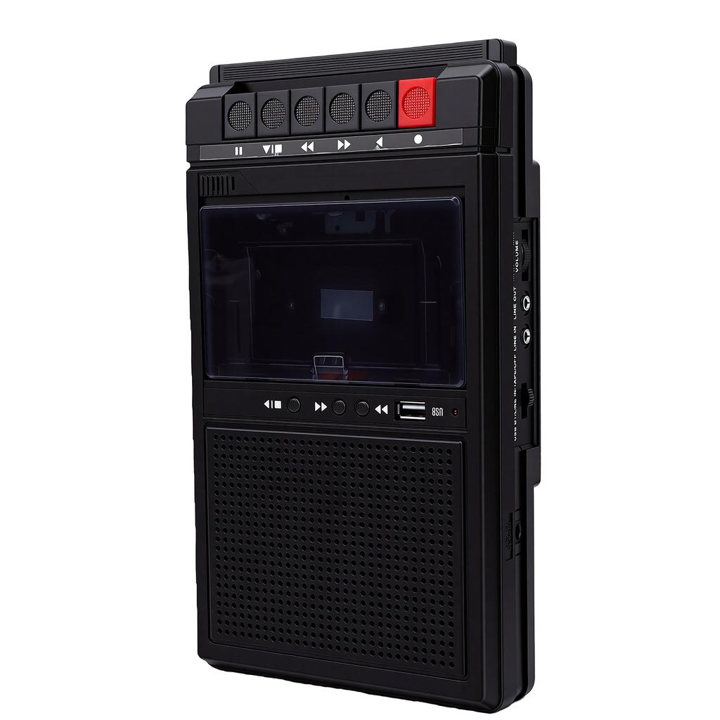 Cassette Tape Player Recorder USB FM Radio Portable Cassette Tape to MP3 Converter for Home Outdoor Travel