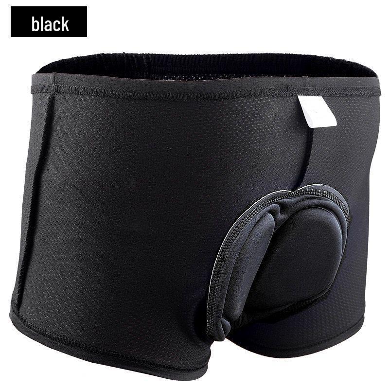 Men's Shock-Absorbing Silicone Cycling Shorts - Plus Size, Four-Season Wear