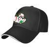 Baseball Heart Shamrock Print Baseball Cap Adjustable Breathable Unisex Outdoor Sports Hat