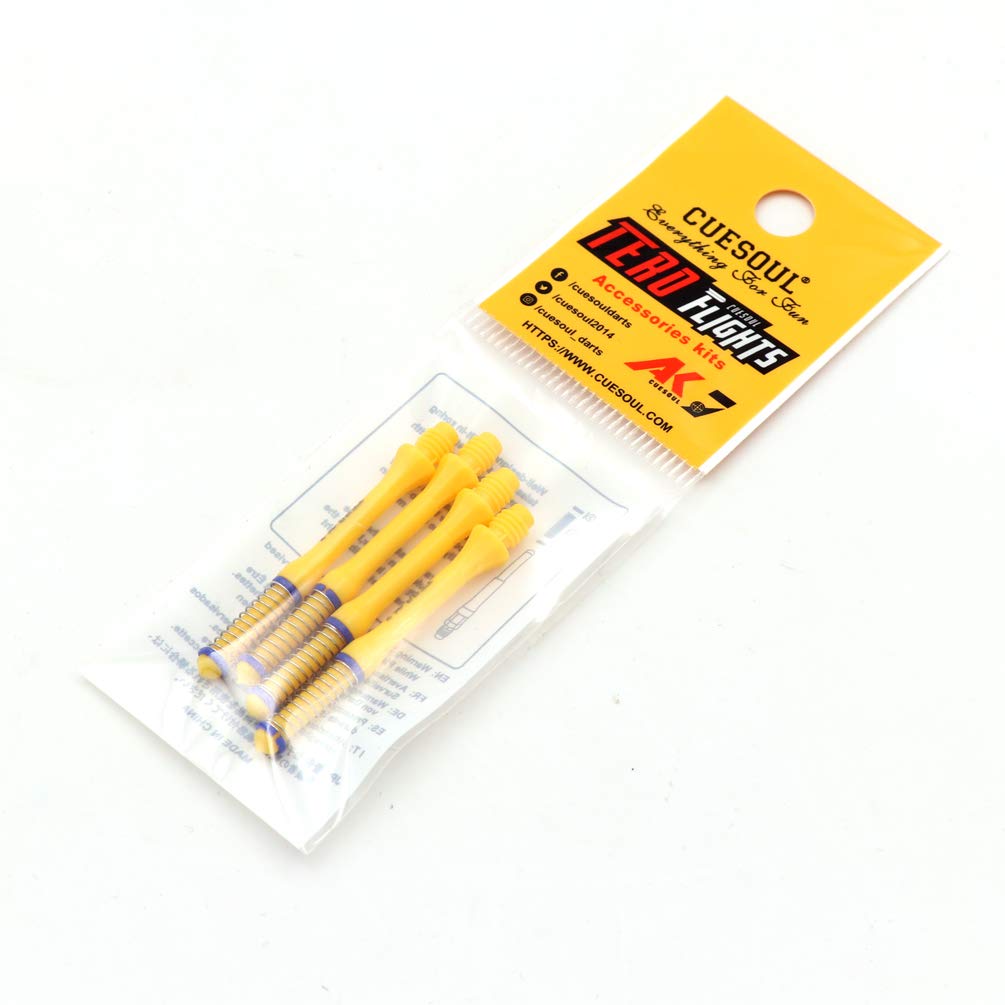 Cuesoul TERO System AK7 Telescopic Integrated Slim Shape Dart Shafts, 4pcs - D37mm (CS-AK7+4XD37)