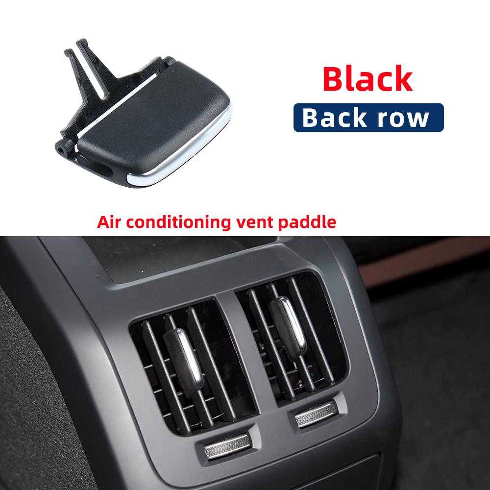 

For Volvo S90 Rear Air Vent Grill Adjuster Clip Trim (2015-2026) - AC Outlet Slider Replacement OE 39844538-1 чёрный