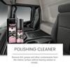 100ML Car Polishing Cleaner for Leather Woven Fabric Seat Decontamination Car Interior Cleaner Spray Tool for All Purpose