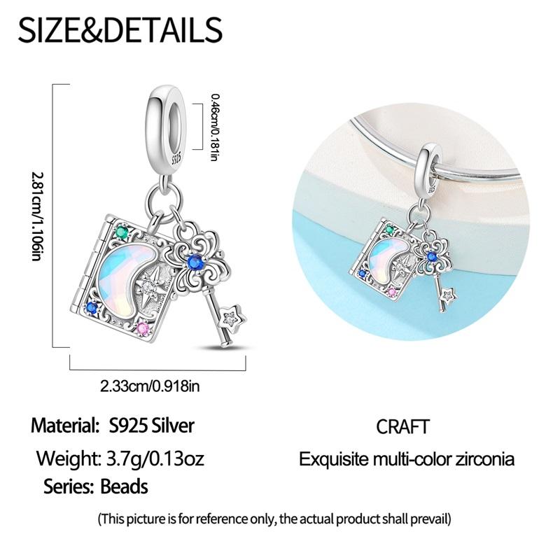 Copper Clasp Copper Cz Pave Clip Charms Lucky Clover Ladybug Safety Chain Fit Original Bangle Bracelet Jewelry Clip