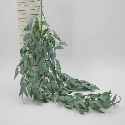 5Pc Artificial Willow Leaf Plant Rattan Wall Hanging Decoration Wedding Ceiling Background Fake Plants Vine Home Christmas Decor
