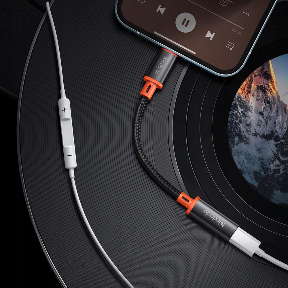 Mcdodo Phone Adapter, For Iphone, Usb-C, Silver