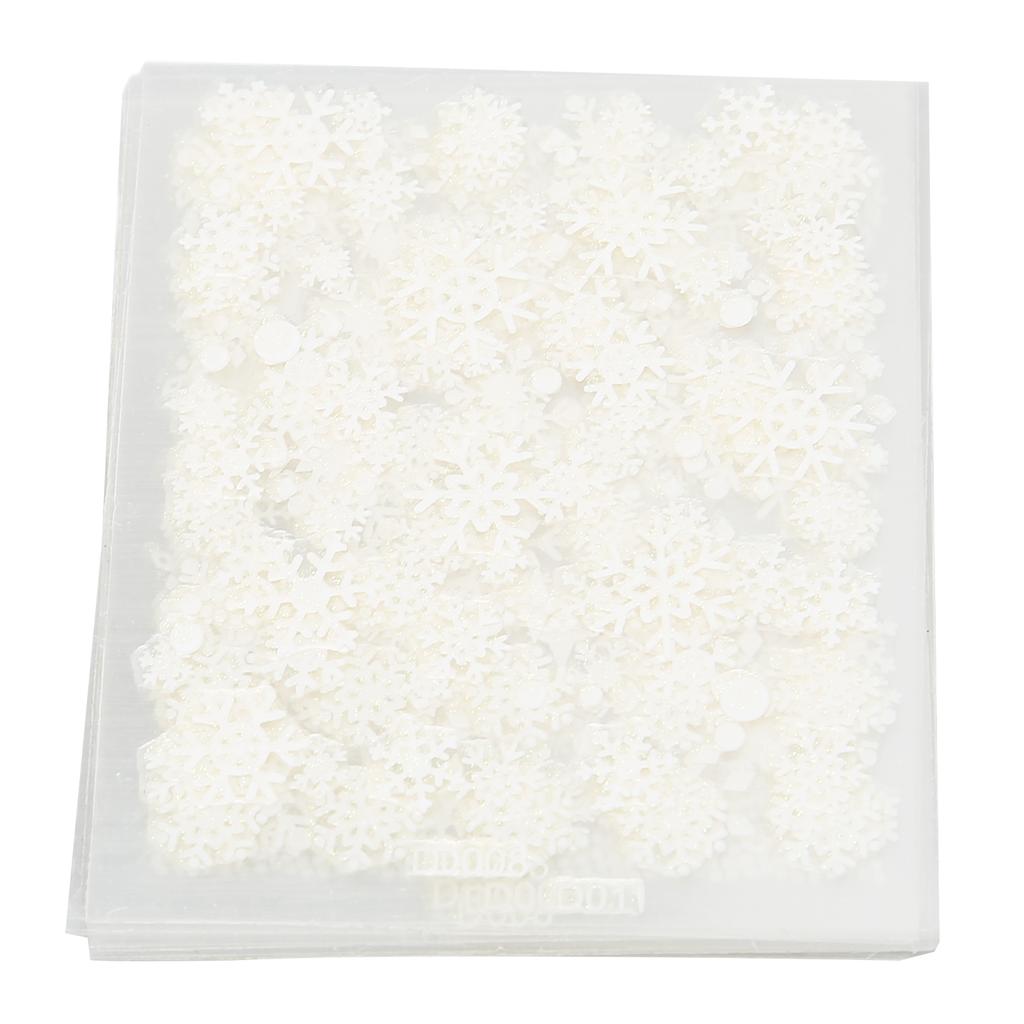 12 Sheets Nail Art Stickers Christmas Self Adhesive Snowflake Manicure Decals Accessories for Women Girls