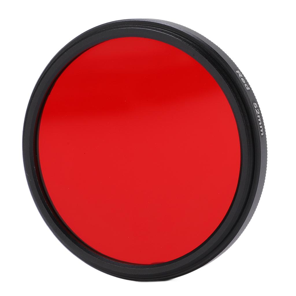 Threaded Camera Lens Filter Full Red Color Filter Optical Glass for Nikon Camera Lens