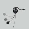 ELECOM Neckband Perfect for Online and Voice Easy To Wear Without Worrying About Your Headset, Type, Gaming, Meetings, Chat Hairstyle HS-NB03STBK