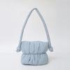 Nylon Bucket Bags Women Casual Designer Handbags Down-Filled Cotton Shoulder Bag Pleated Crossbody Bags Fashion Underarm Bag