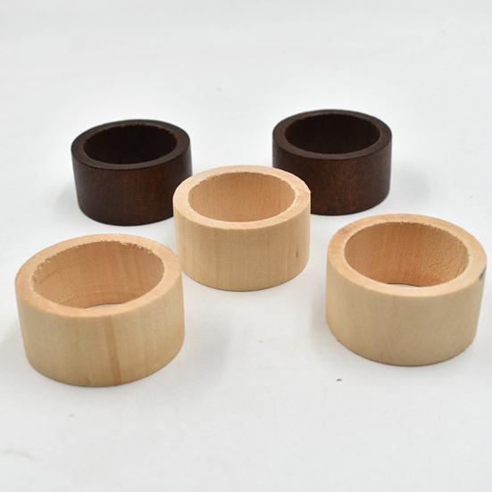 Yousheng Wood Napkin Rings Rustic Napkin Holders Reusable Napkin Rings for Dinner Party Wedding Christmas Home Farmhouse Decor