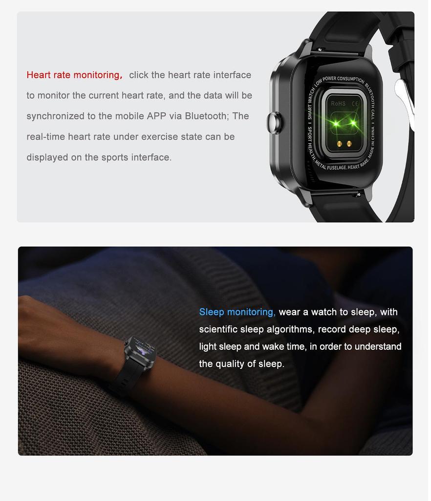 D8Pro 2-in-1 Smartwatch & TWS Earphones: Bluetooth Calling, Heart Rate Monitor, NFC