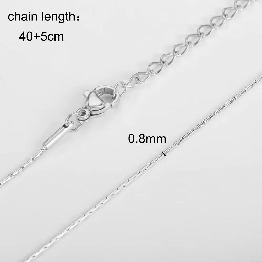 10pcs/Lot 45cm Stainless Steel 304 Link Necklace For Women Jewelry Making Accessories Diy Handmade Supplies Golden Silvery Chain