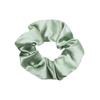 Minimalist Solid Satin Hair Tie Ponytail Accessory with Hang Tag