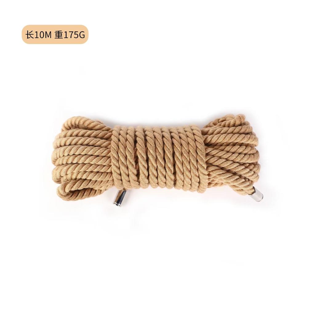 Premium Adult BDSM Rope Kit - Hemp Rope with Metal Head, Bed Bondage for Limbs, Durable and Secure Female SM Accessories