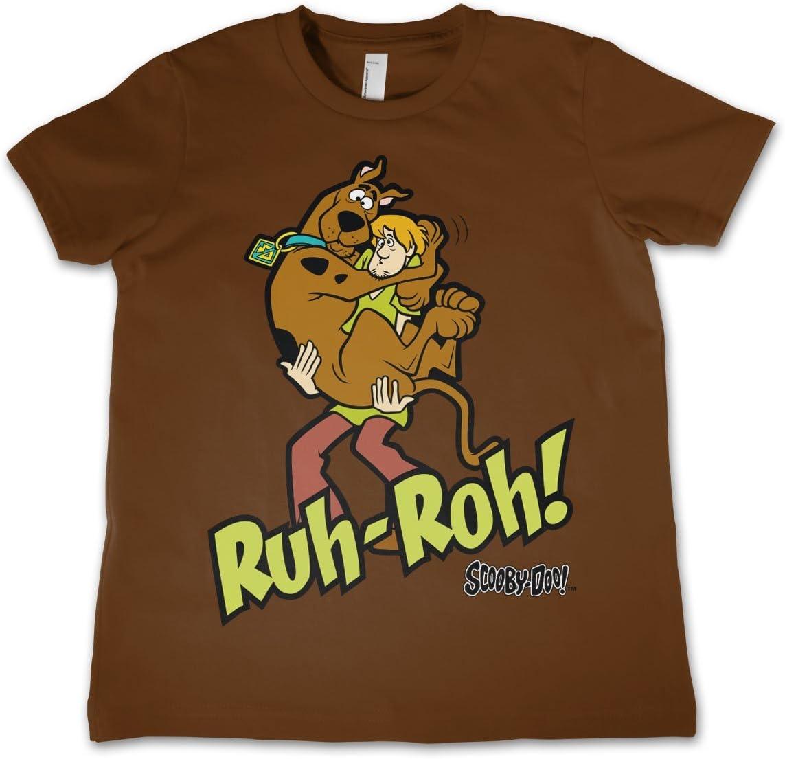 Официально лицензированная детская унисекс футболка Scooby Doo Ruh-Ruh, Возраст 3-12 лет S