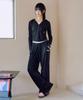 Zero Planet Eva Knit Wide Pants [Black]