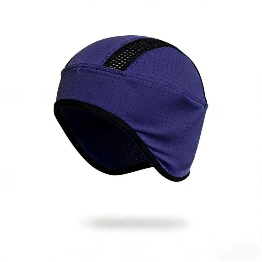 Cómoda Gorra Interior de Seda Helada para Casco de Motocicleta Transpirable de Secado Rápido Gorra de Carreras Malla Protección Solar Gorra de Ciclismo Para Ciclismo