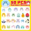 50 Simple Fruit Animal Stickers Fresh and Creative Simple Cute Simple Animal Stickers
