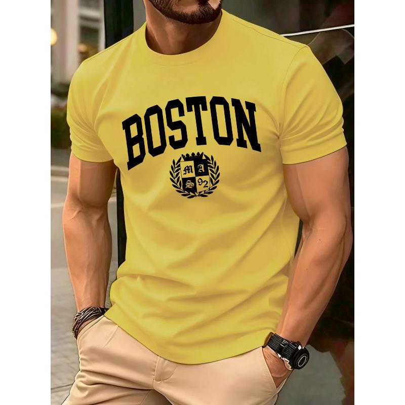 Cotton Printed Men's Fashion Loose Top Casual T-Shirts Men’s