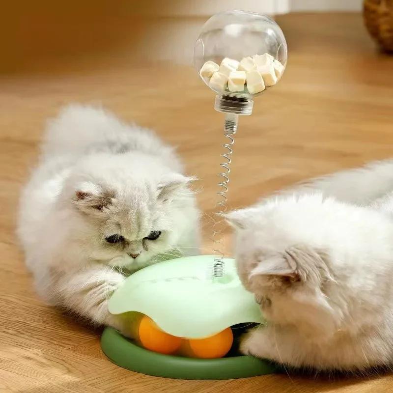 Cat Food Leaking Ball Pet Puzzle Toy Interactive Food Dispenser Ball Tumbler Treats Toy Slow Feeder Interactive Dogs Cats Toys